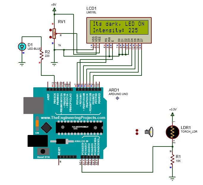 Light sensor Arduino